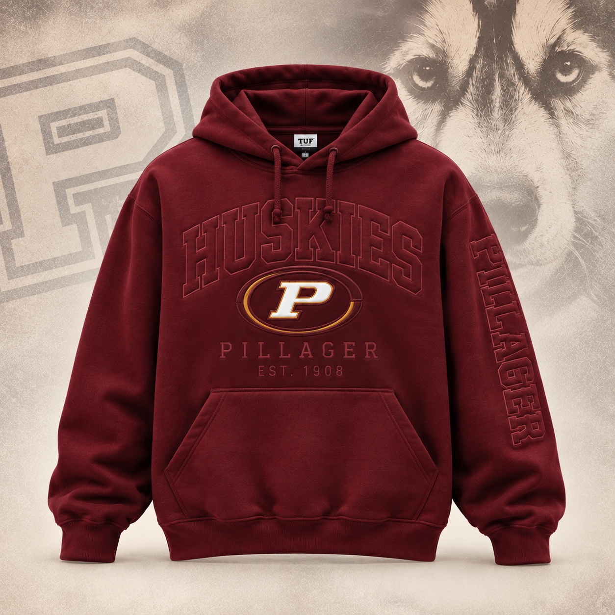 Pillager Huskies the everyday hoodie design